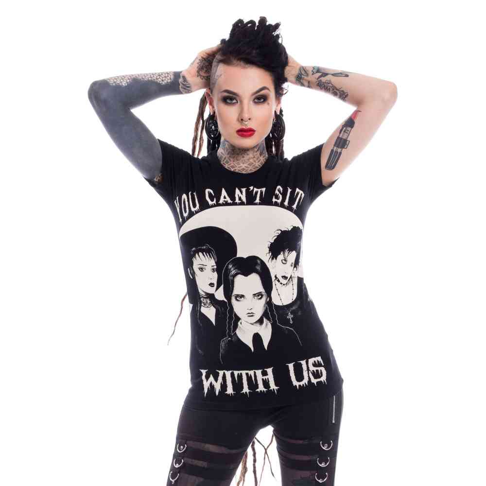 Heartless - SIT WITH US Dames Tshirt - Zwart